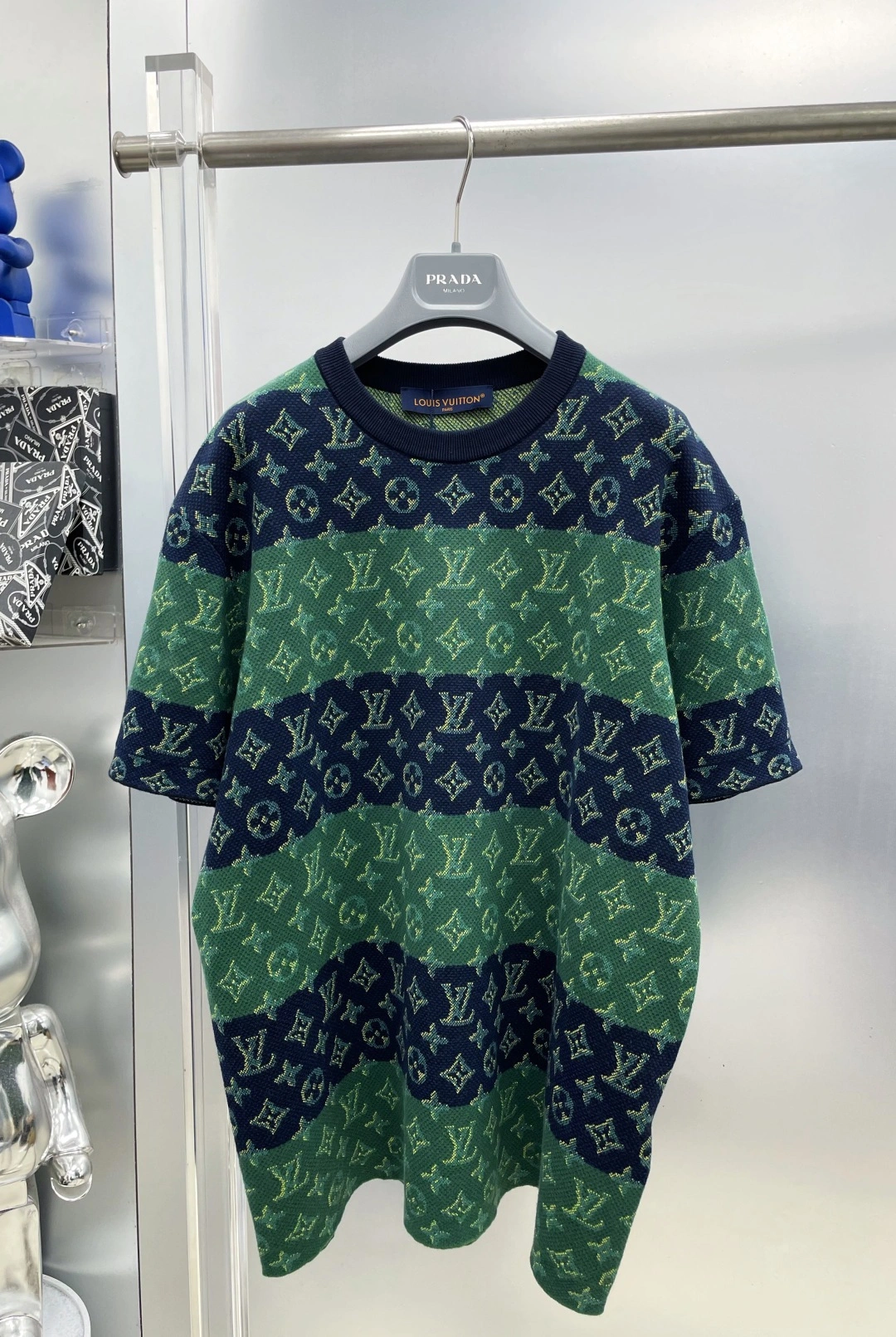 wg.luxury-- 8V 25ss Monogram Heritage wool oversized item:E-F509L0526H